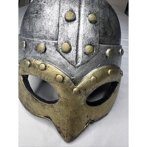 Child Battle Viking Helmet Halloween Costume NWT Rubber FUN